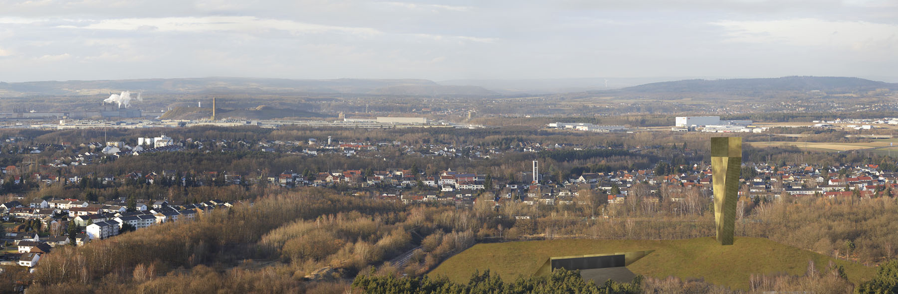 Landmarke Halde Duhamel Visualisierung